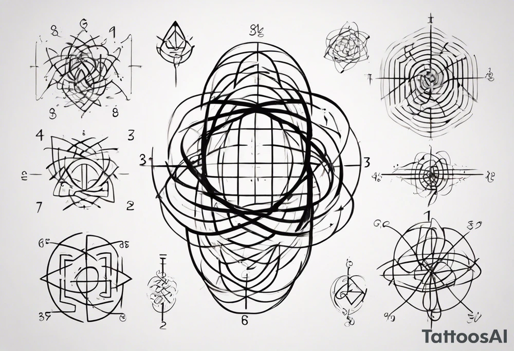 Friendship graph mathematically correct with a prime knot 6,1 tattoo idea Friendship graph mathematically correct with a prime knot 6,1 tattoo idea
