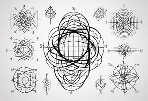 Friendship graph mathematically correct with a prime knot 6,1 tattoo idea