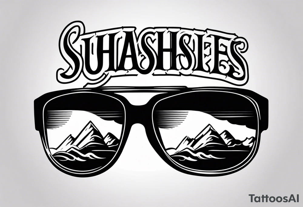 sunglasses Officer tattoo idea