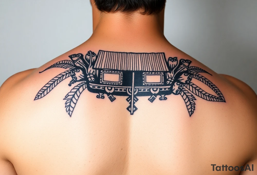 Polynesian noah’s ark tattoo tattoo idea
