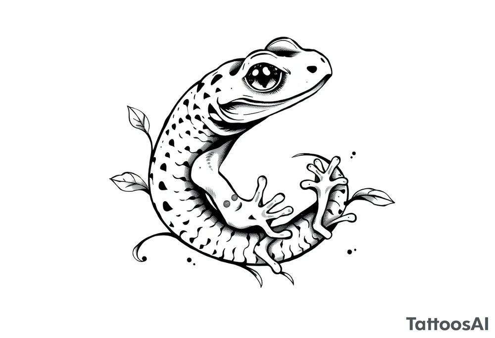 snake frog and eyeball tattoo idea