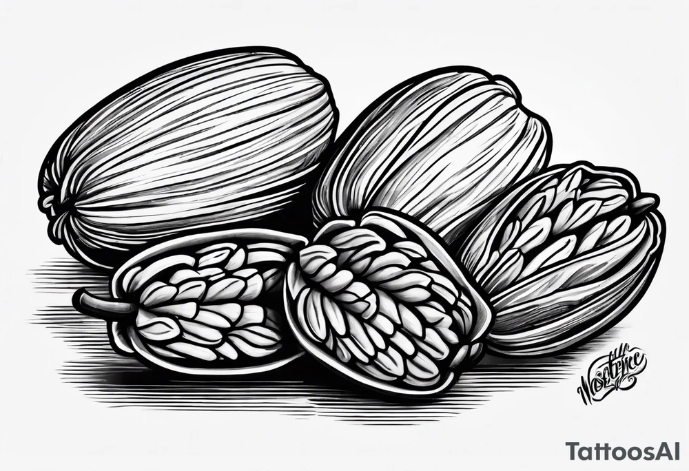 pecans tattoo idea