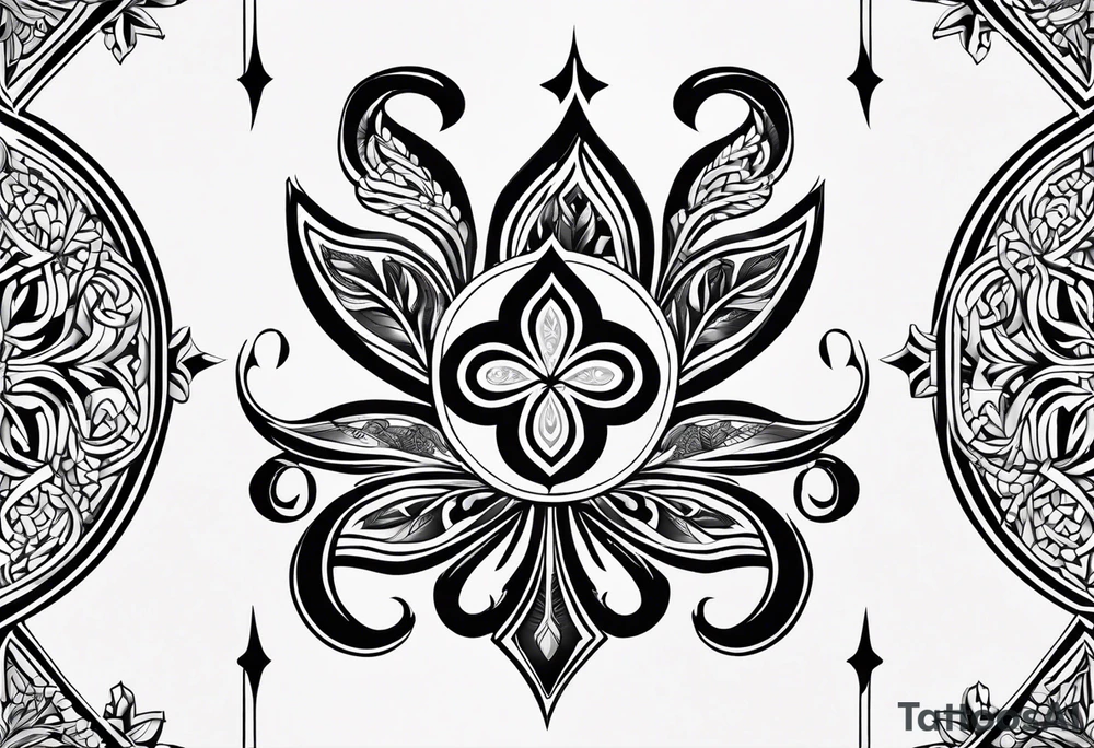 Fleur de lys celtique tattoo idea