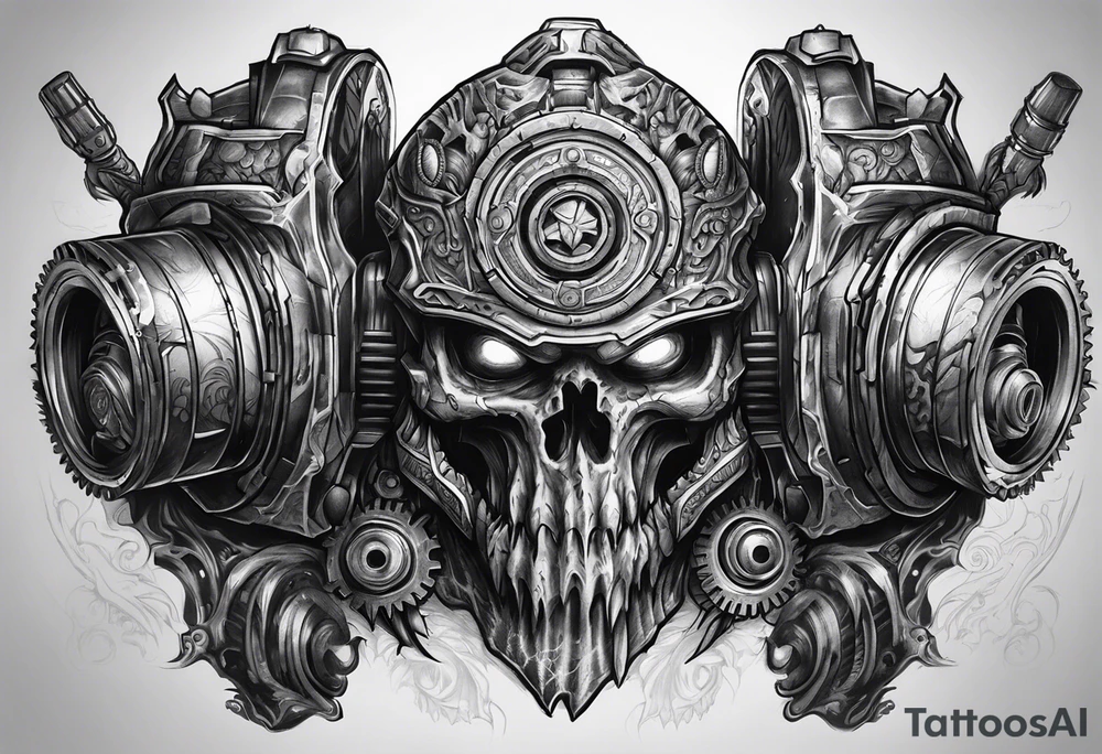 Gears of War locust tattoo idea