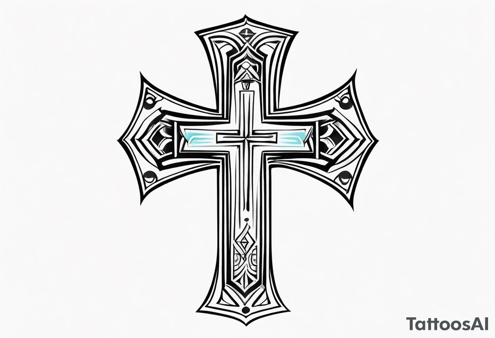 egyptian ank cross tattoo idea