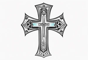 egyptian ank cross tattoo idea