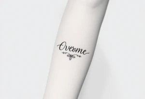 Overcome tattoo idea