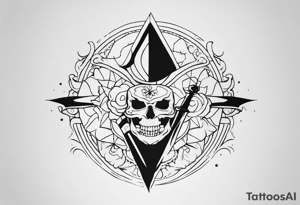 Que represente la lucha, el esfuerzo y la muerte de manera minimalista tattoo idea