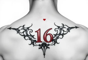 ジェファーソン
         16 
Red letter in the end of front of neck small letters tattoo idea