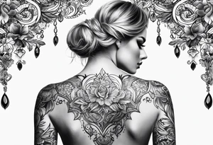 upper back tattoo tattoo idea
