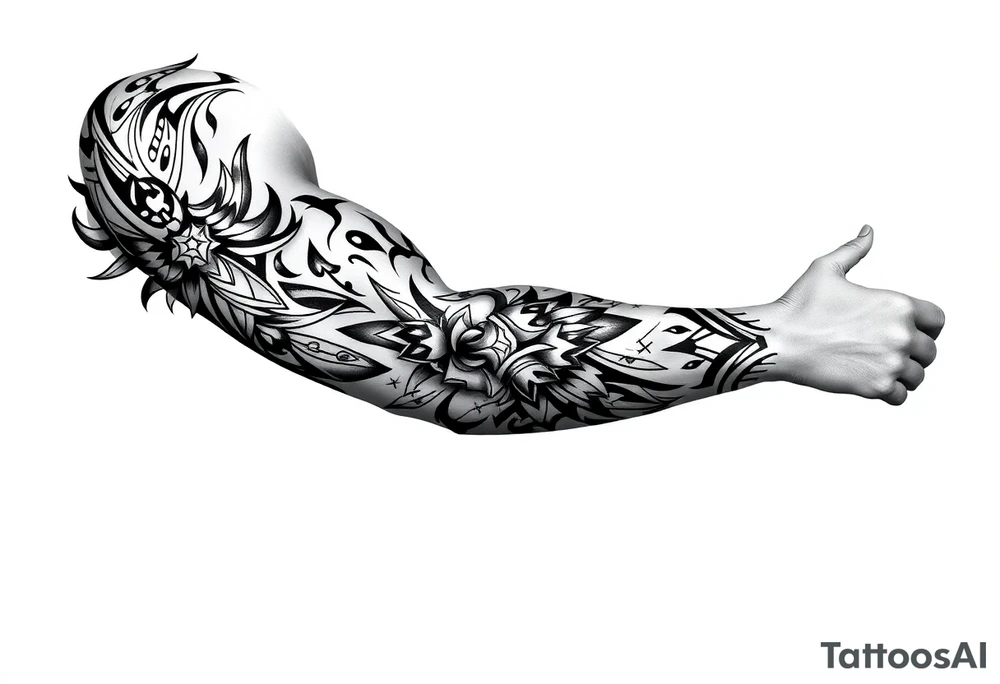 Sicilian and Italian components tattoo idea