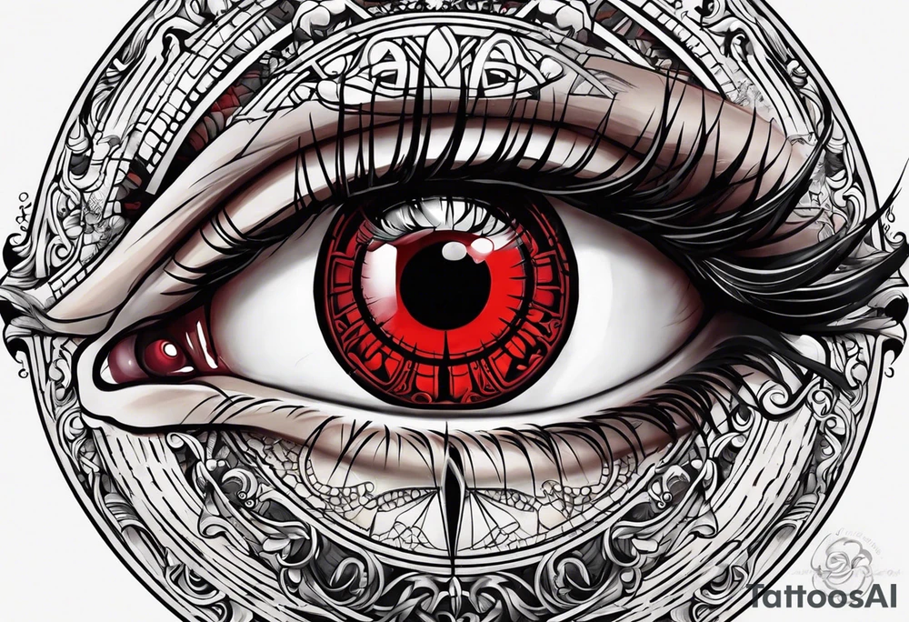 Sharingan eyes tattoo idea