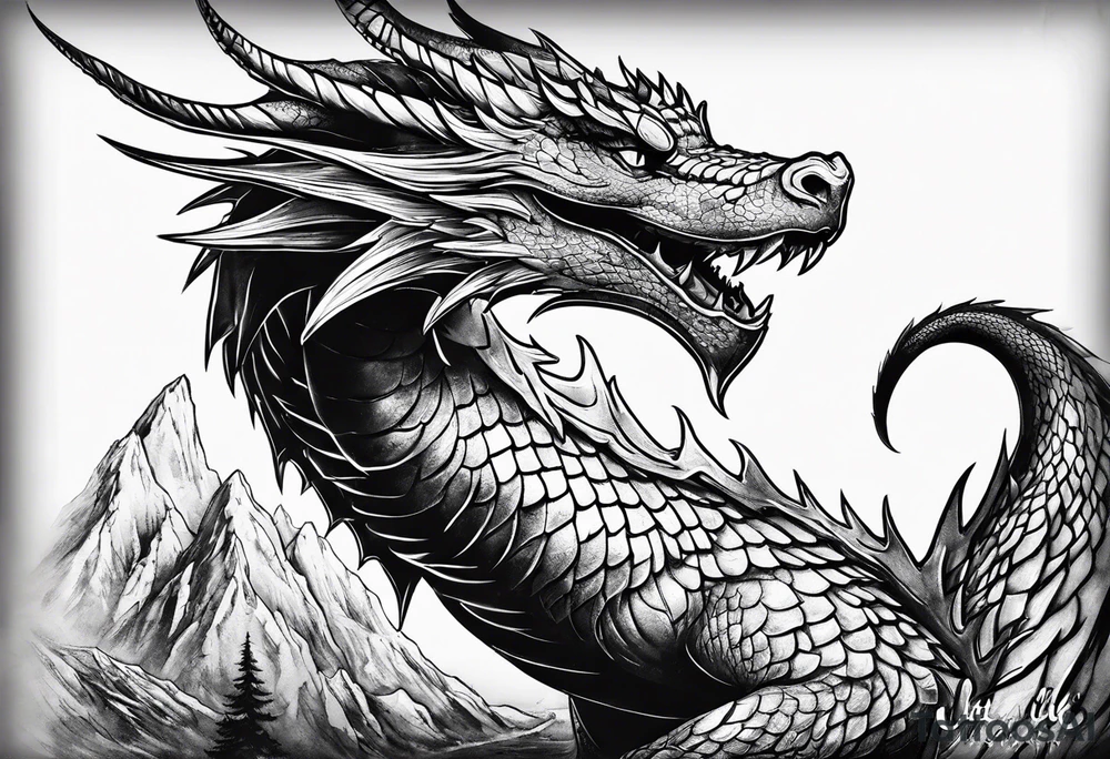 Smaug tattoo idea