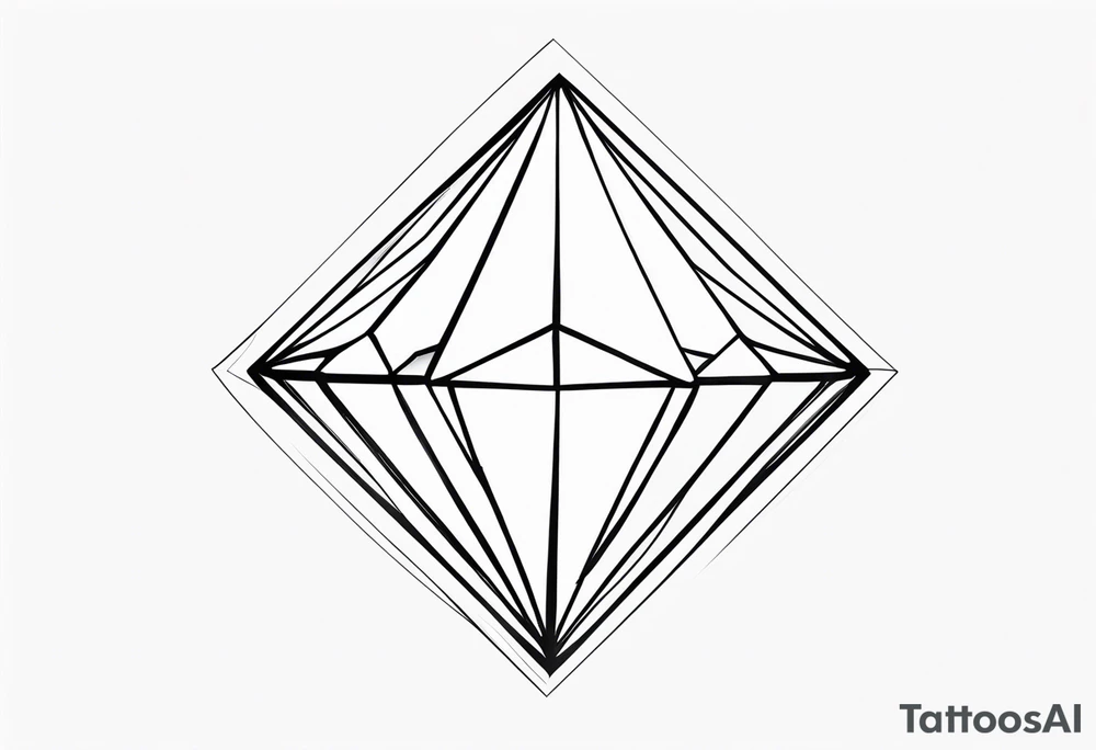 Diamond suit tattoo idea