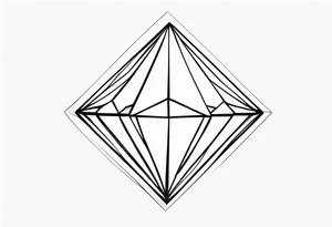 Diamond suit tattoo idea