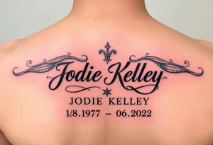 tattoo for my mother who passed away Jodie Kelley 4/18/1976-12/06/2022 tattoo idea