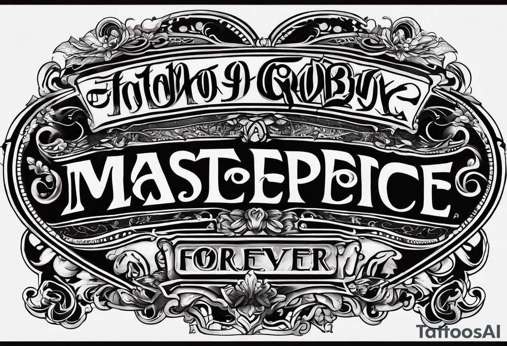 Text I don’t wanna say goodbye, ‘cause this one means forever. 1946 - 2013 tattoo idea