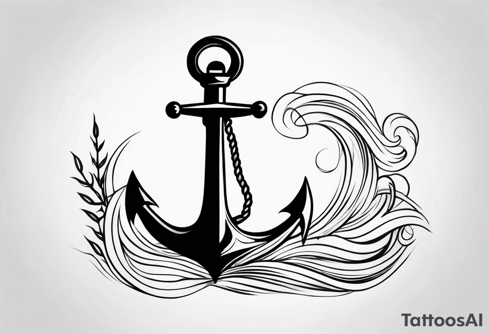 anchor tattoo idea