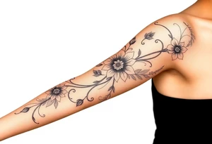 Filipino themed with babayin that represents resilience and courage tattoo idea