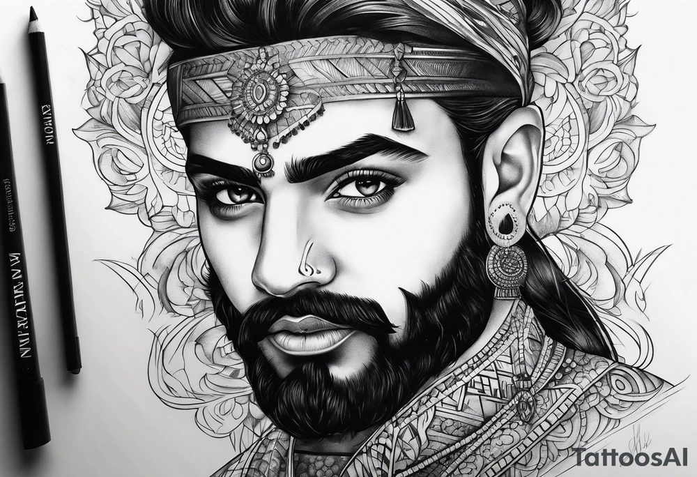 Ashish Name tattoo idea