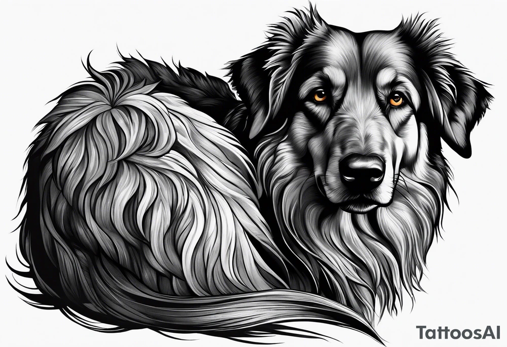 A shepherd who is fearful tattoo idea