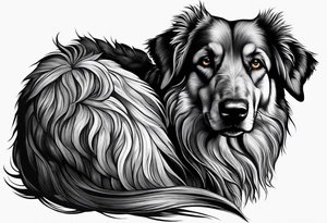 A shepherd who is fearful tattoo idea