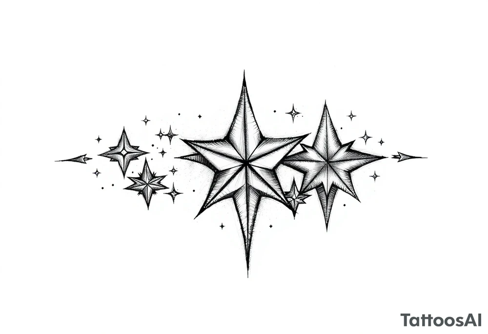 Stars tattoo idea