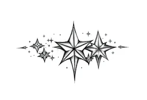 Stars tattoo idea