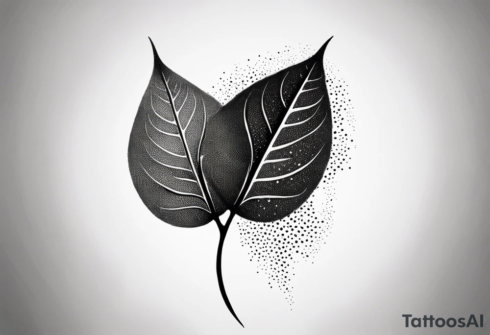 a leaf in the wind tattoo idea