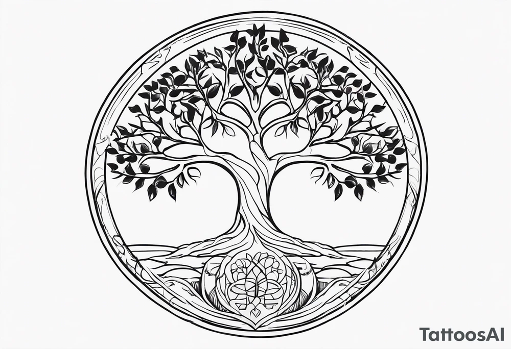 Mother, tree of life tattoo idea