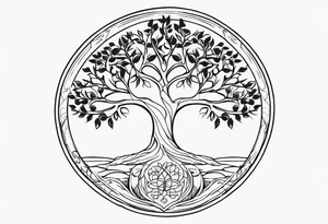 Mother, tree of life tattoo idea