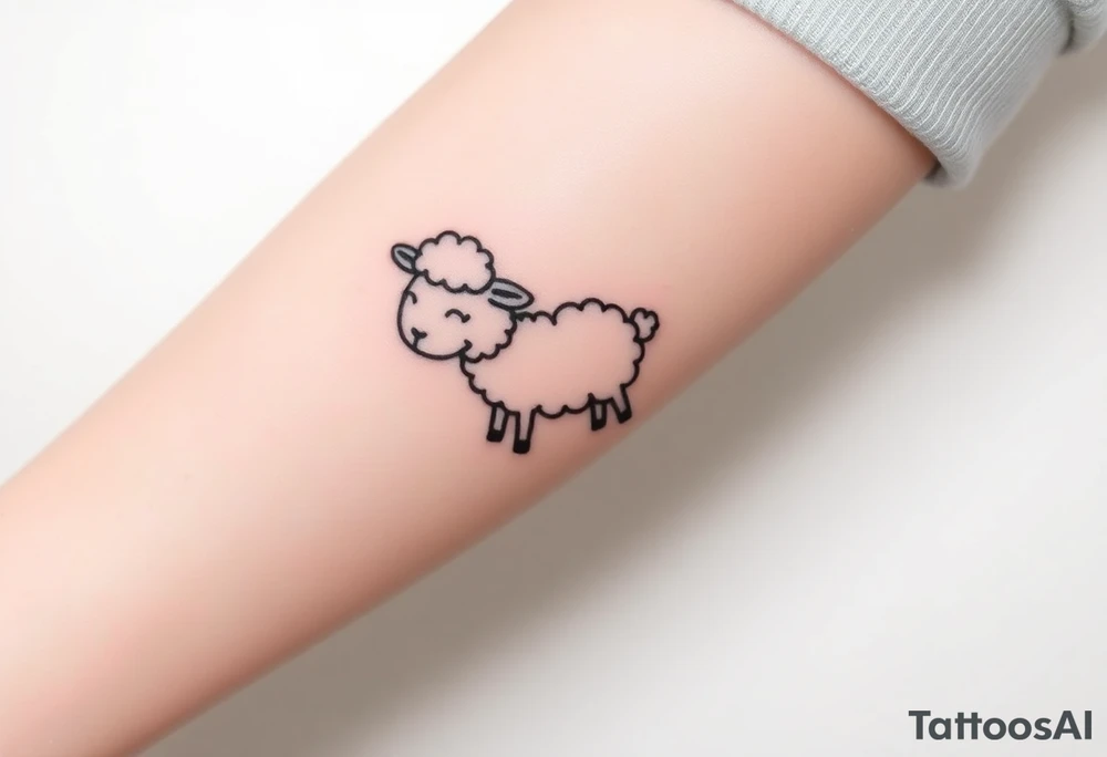 Black sheep tattoo idea