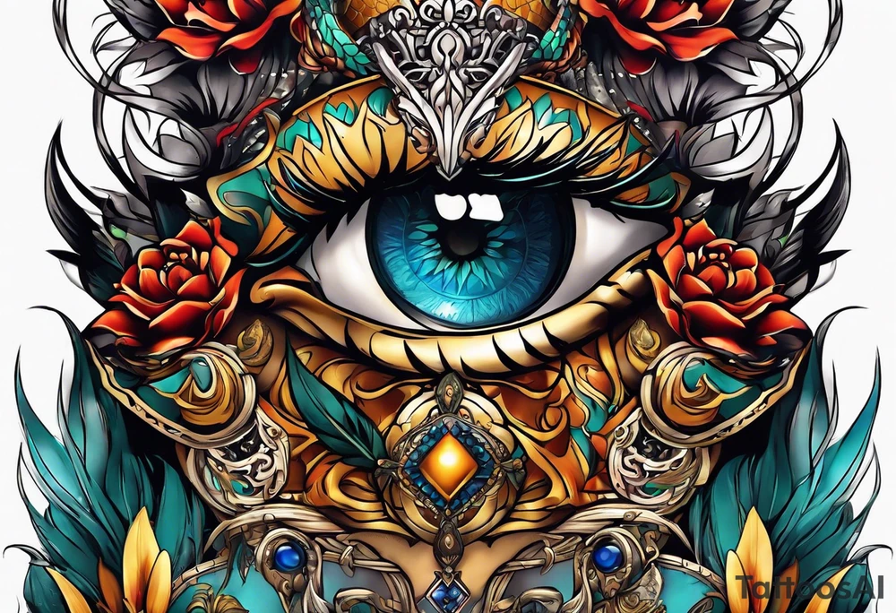 Full back tattoo tattoo idea
