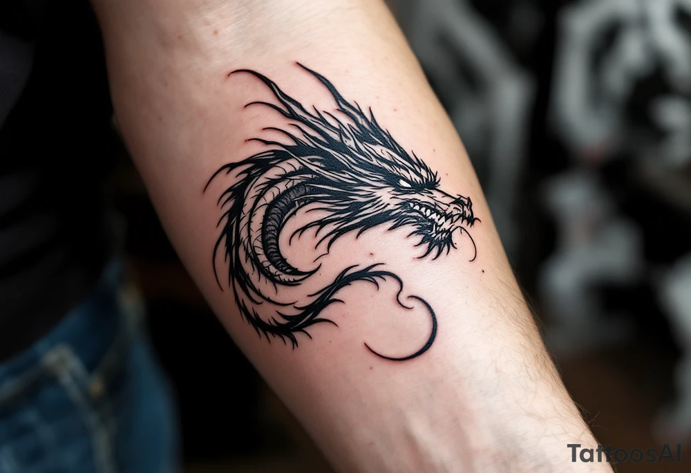 dragon tattoo idea