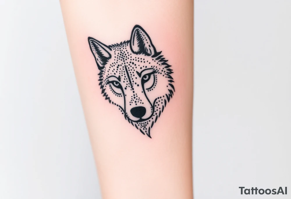 Wolf tattoo idea