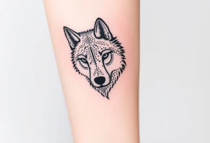 Wolf tattoo idea