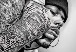 forearm street art graffiti "GenX OG" tattoo idea