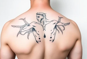 vitruvian man tattoo idea