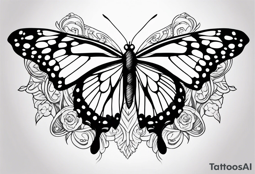 Butterfly tattoo idea