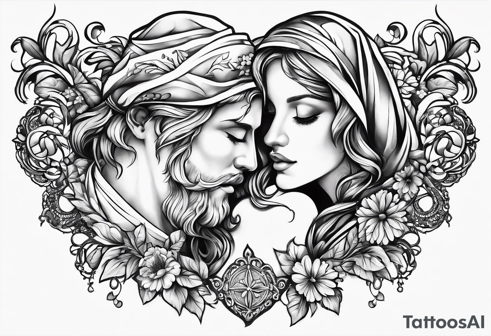 "Falling in love with Jesus" tattoo idea