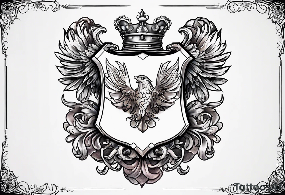 Prentice Family Crest tattoo idea