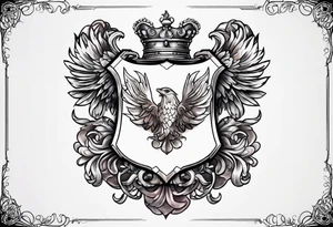 Prentice Family Crest tattoo idea