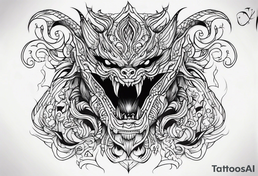 monster, tattoo idea