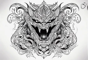 monster, tattoo idea