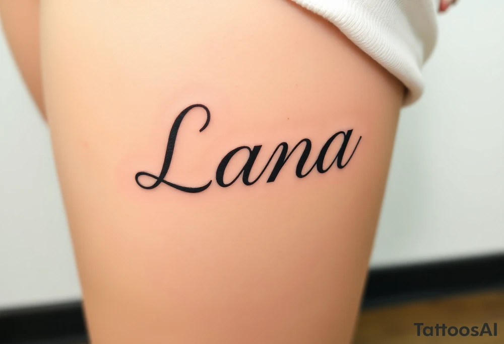 Lana tattoo idea