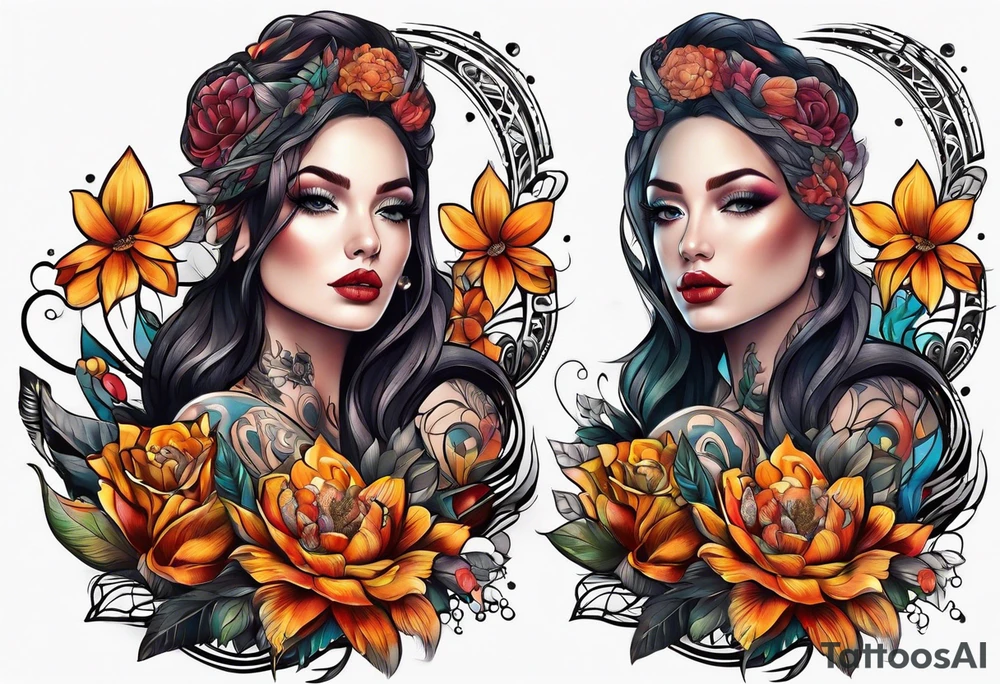 Half sleeve tattoo idea