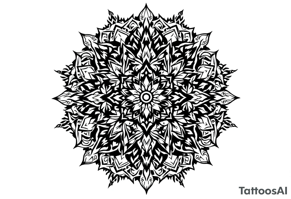 mandala tattoo idea