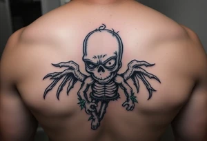 Voodoo doll that looks like Homer Simpson tattoo idea