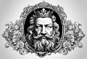 king Louis tattoo idea