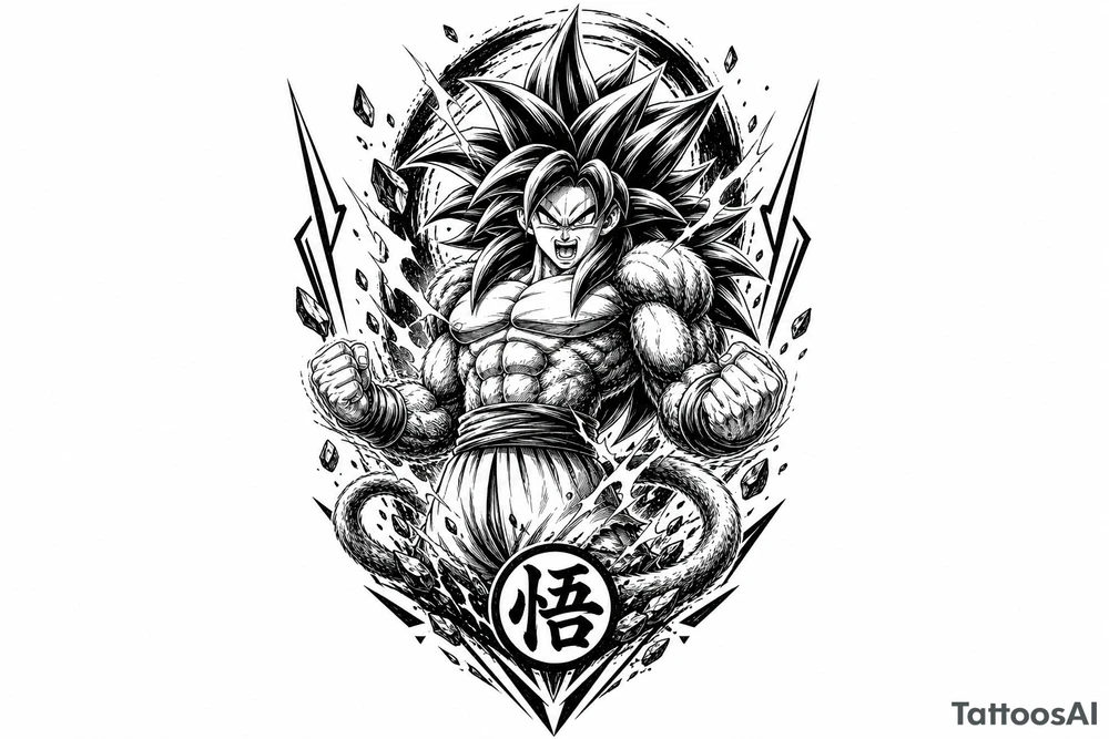 Go ku going super sain 4 tattoo idea